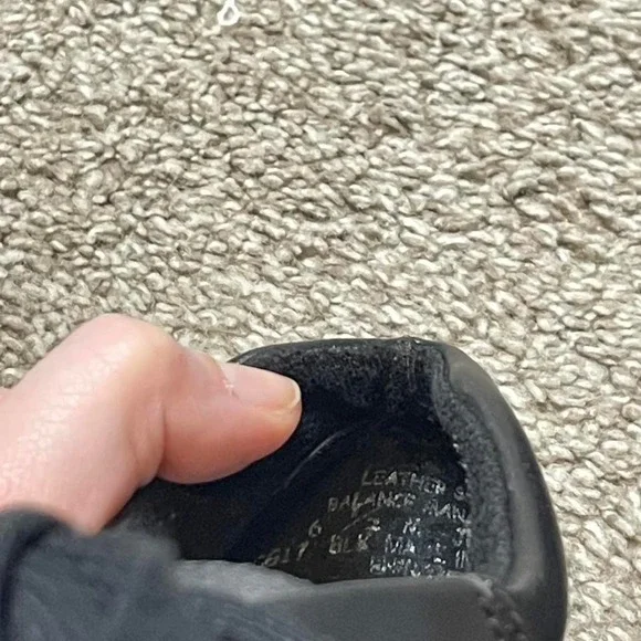 Black leather tap shoes - Picture 4 of 8